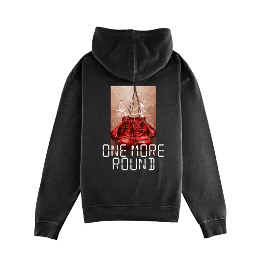 Hoodie "1 More Round" – Black