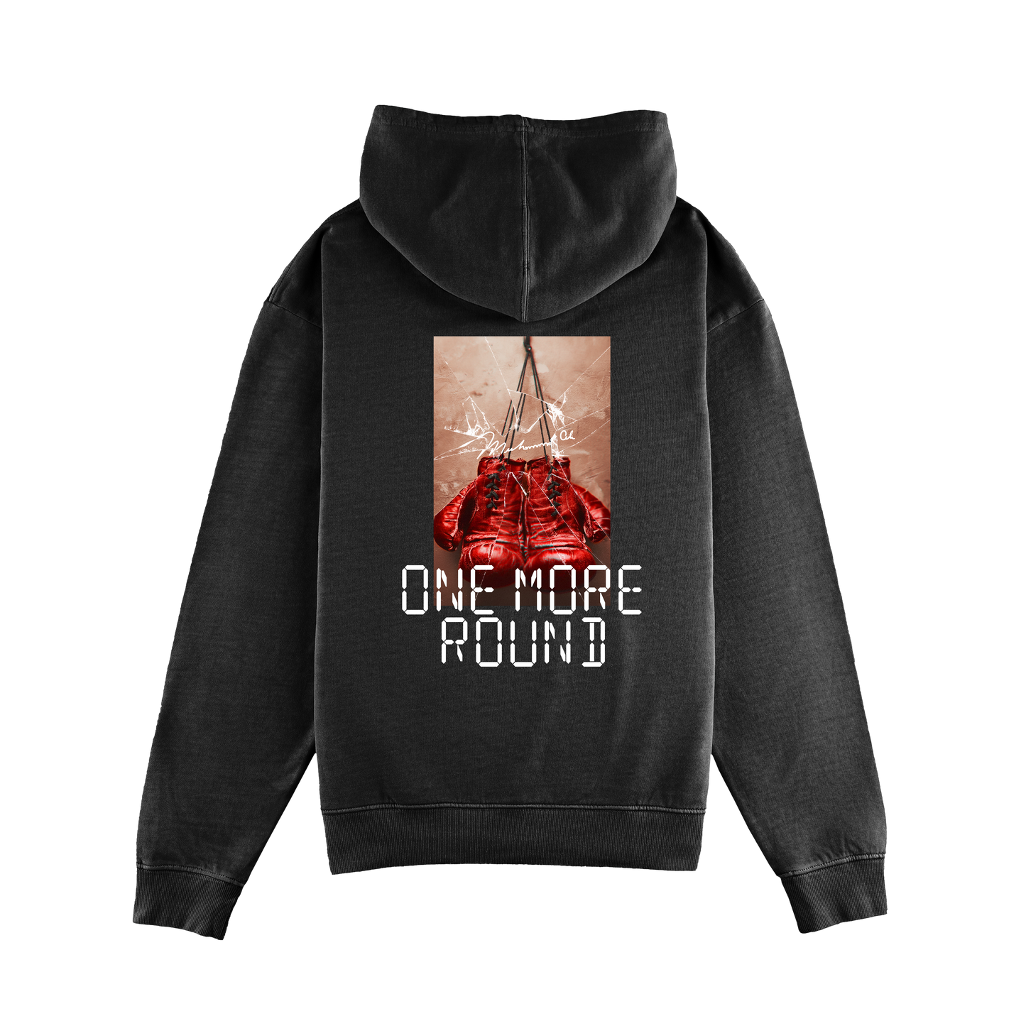 Hoodie "1 More Round" – Black